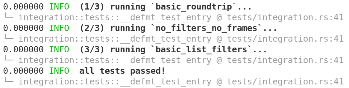 improved defmt-test output formatting